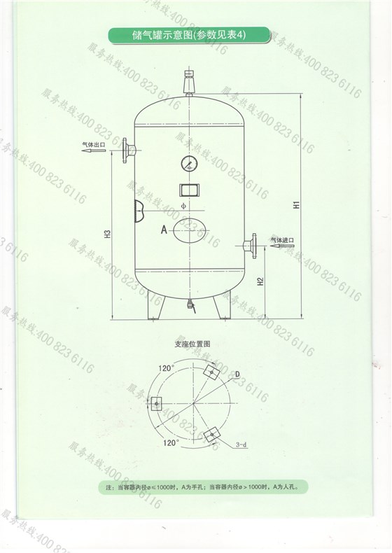 申江儲氣罐產品參數(shù)5